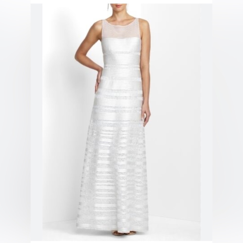 BCBG ivory white dress